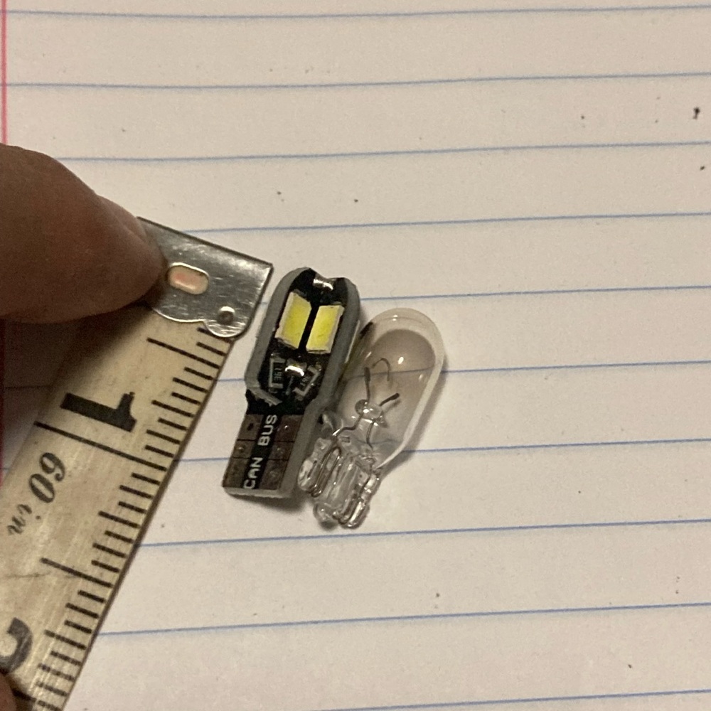 Vehicle LED light for interior or license plate